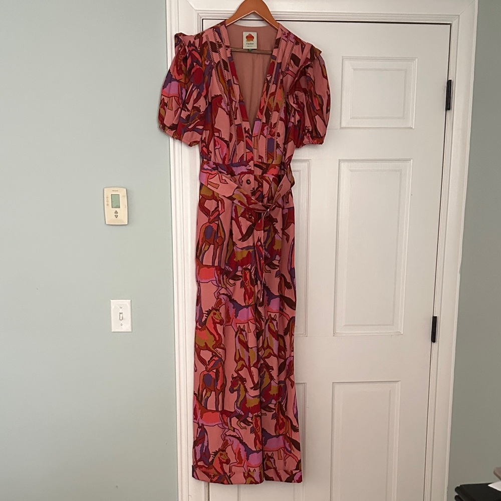 FARM Rio Horses Jumpsuit, Size M
